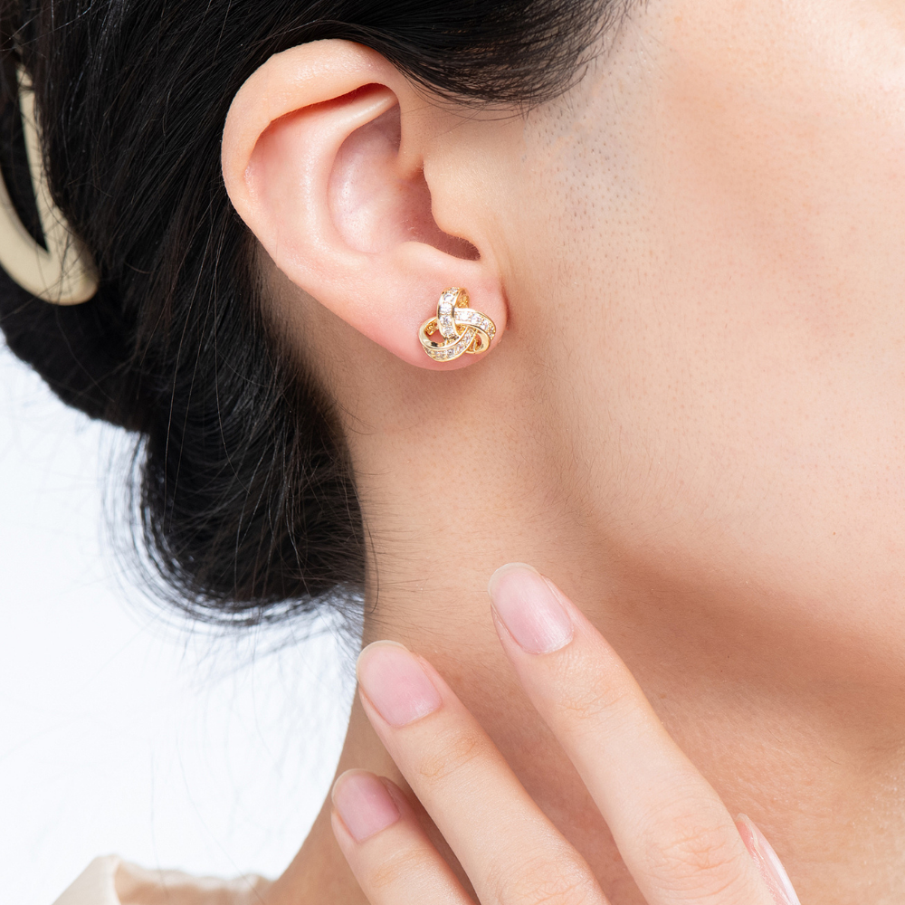 Winona Knot Stud Earrings