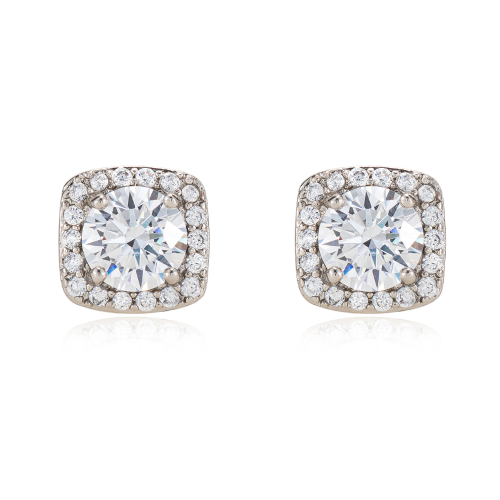 Alessi Square Stud Earrings