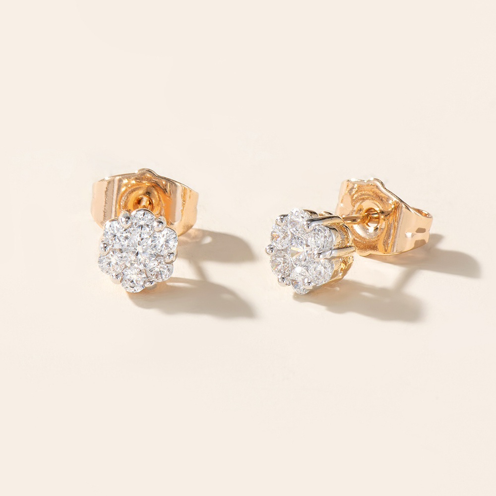 Trish Flower Stud Earrings