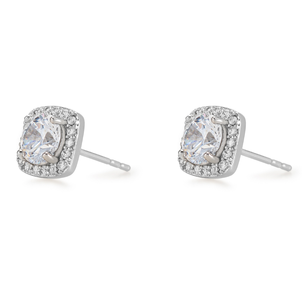 Alessi Square Stud Earrings