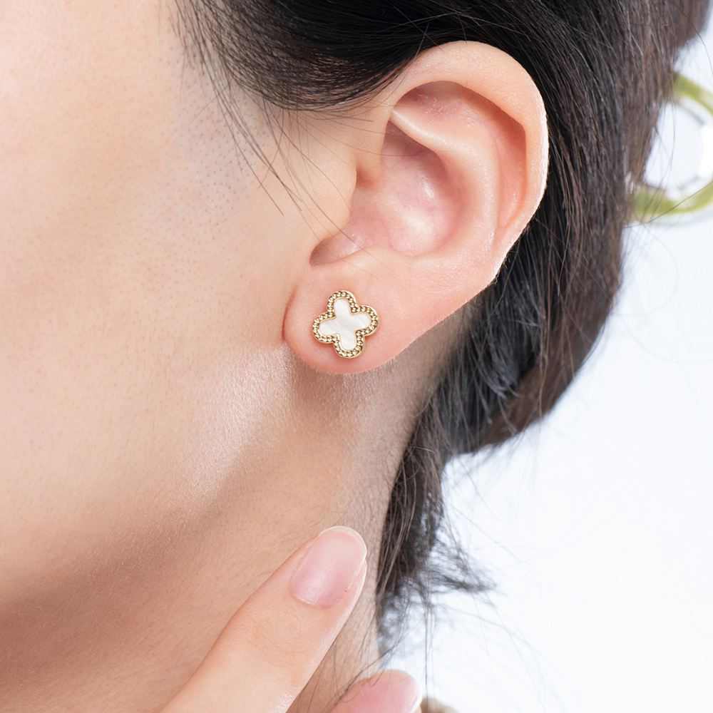 Kiara Clover Stud Earrings