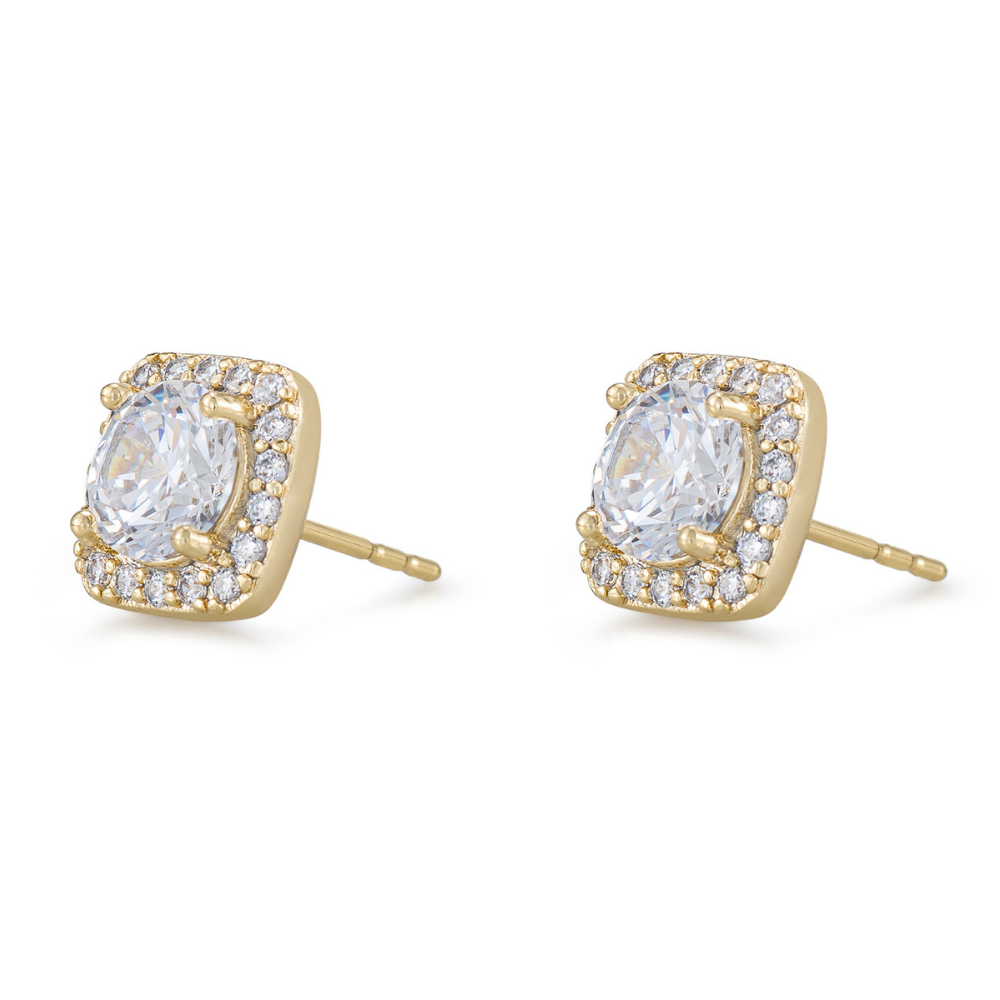 Alessi Square Stud Earrings