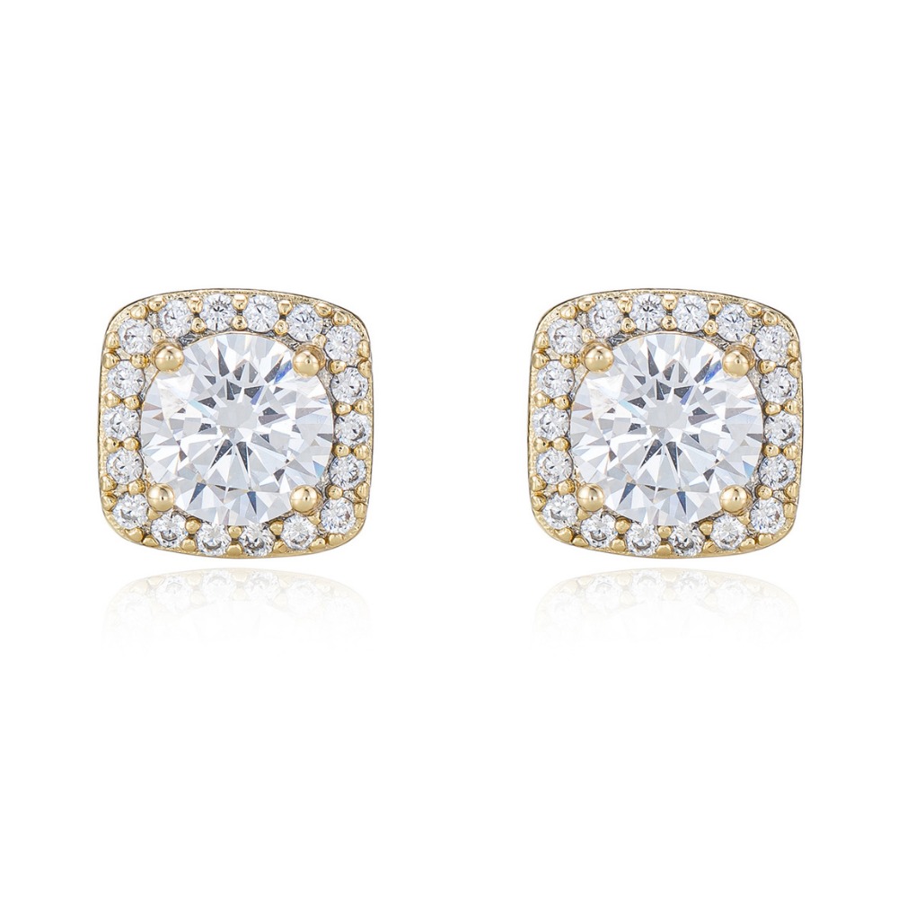Alessi Square Stud Earrings