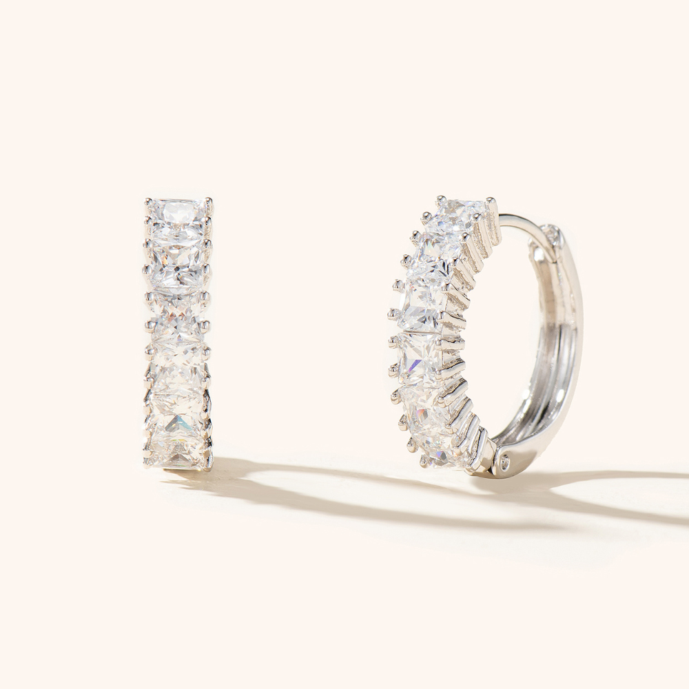 Kaylin Diamond Hoop Earrings