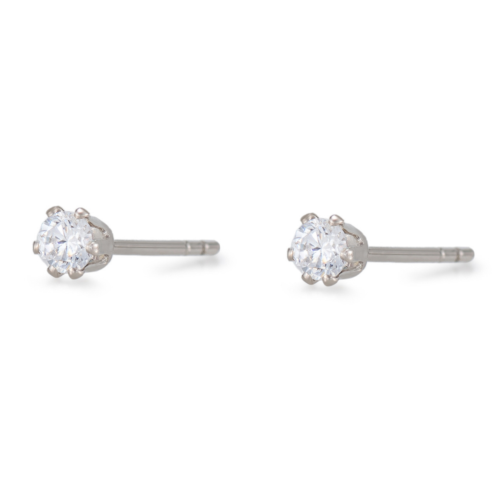 Maddie Solitaire Stud Earrings