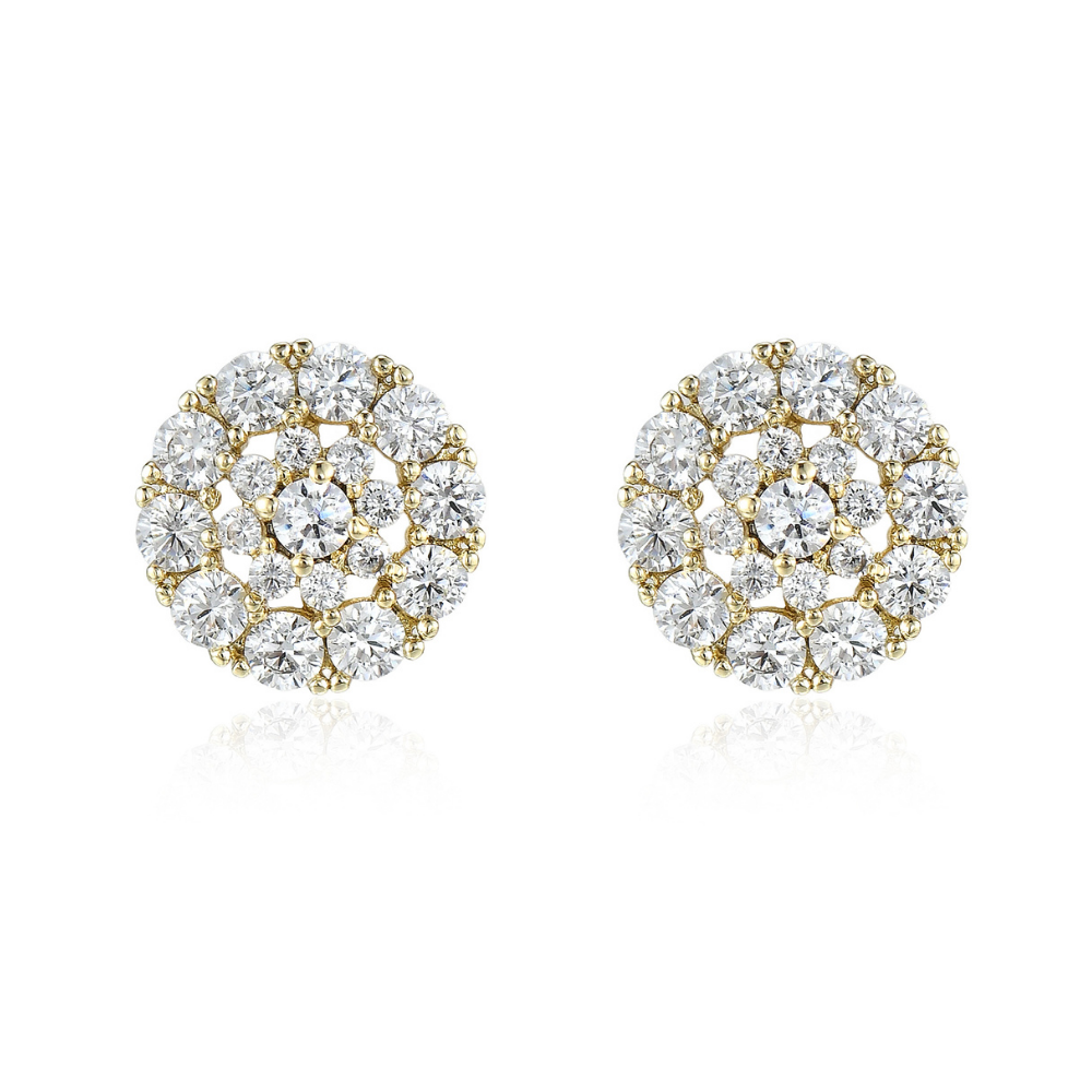 Charmaine Flower Stud Earrings