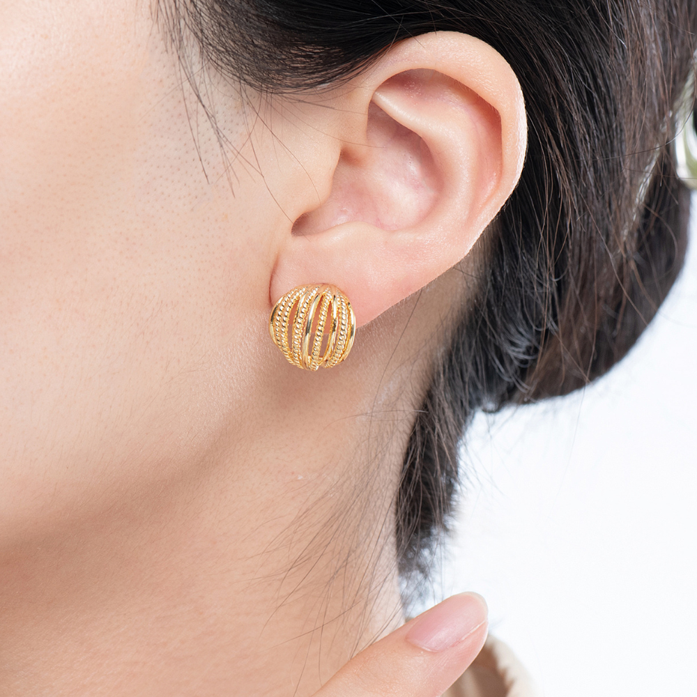 Orla Illusion Half Hoop Earrings