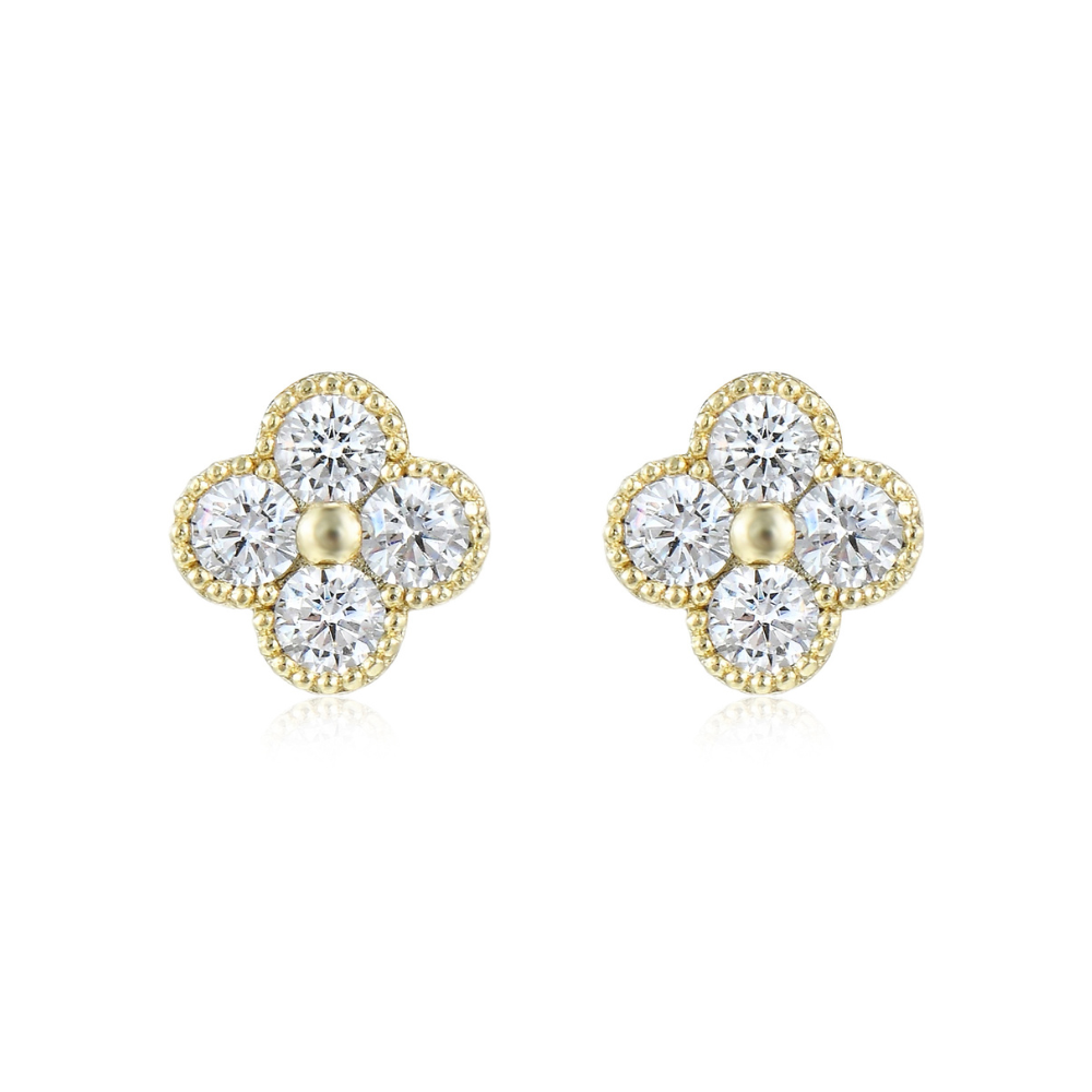 Maxine Clover Stud Earrings