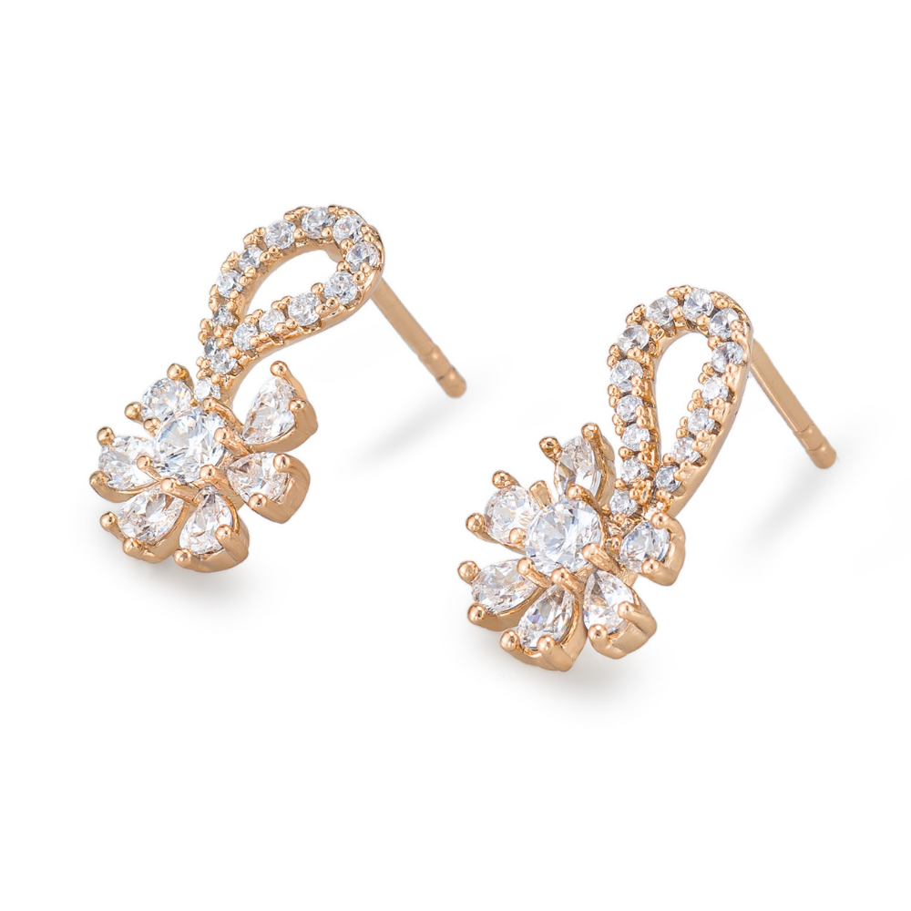 Mishi Flower Drop Earrings