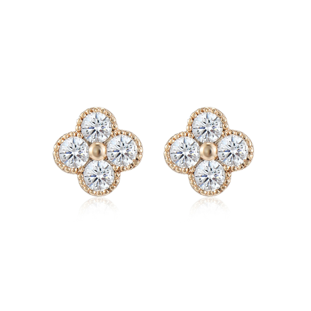 Maxine Clover Stud Earrings