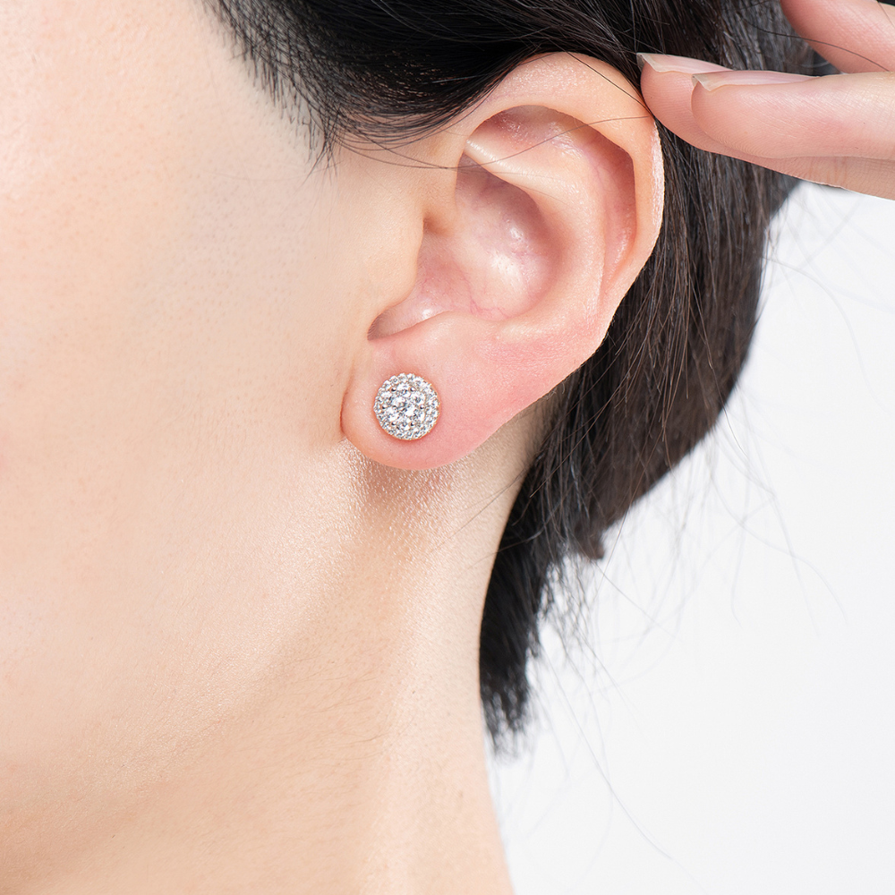 Alicia Flower Stud Earrings