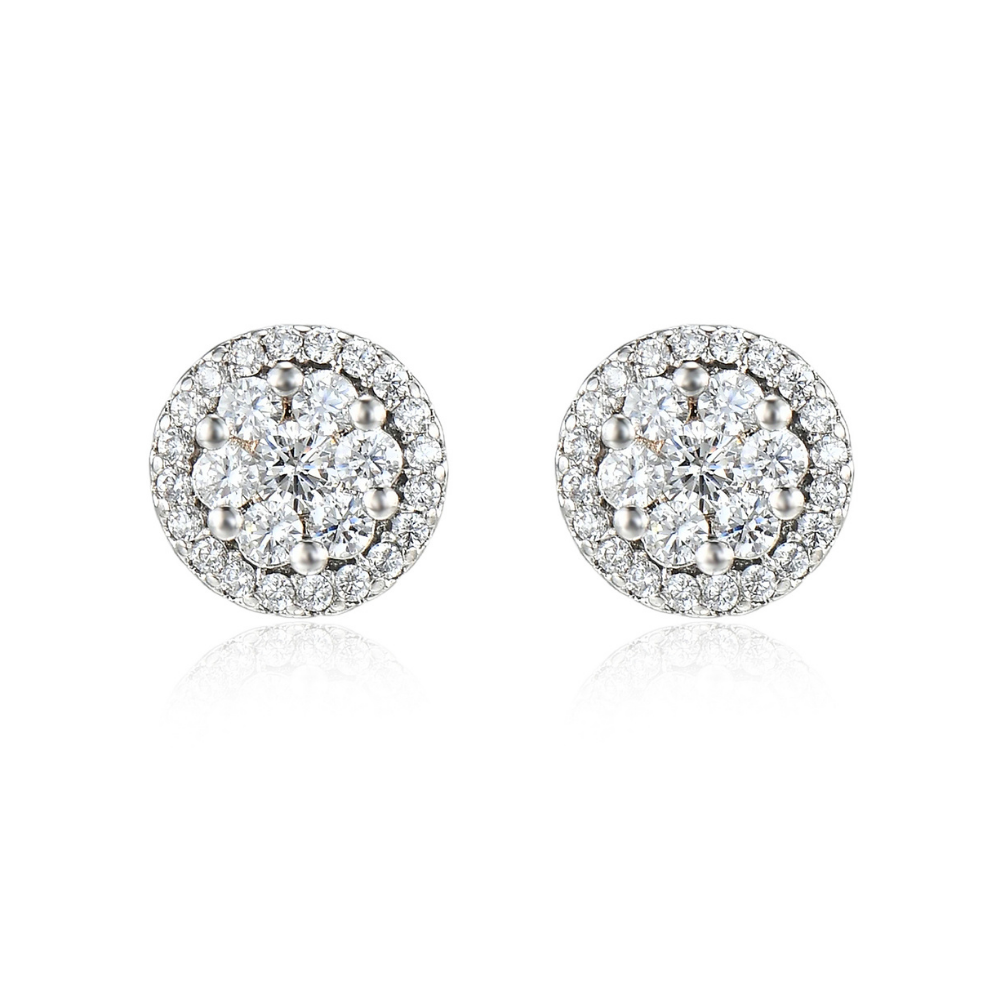 Alicia Flower Stud Earrings