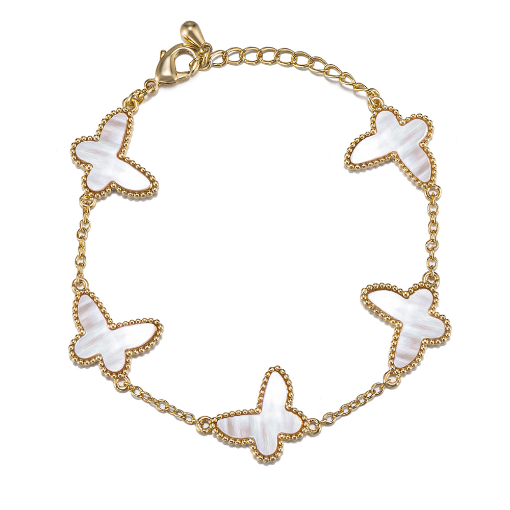 Kylie Butterfly Mother of Pearl Bracelet