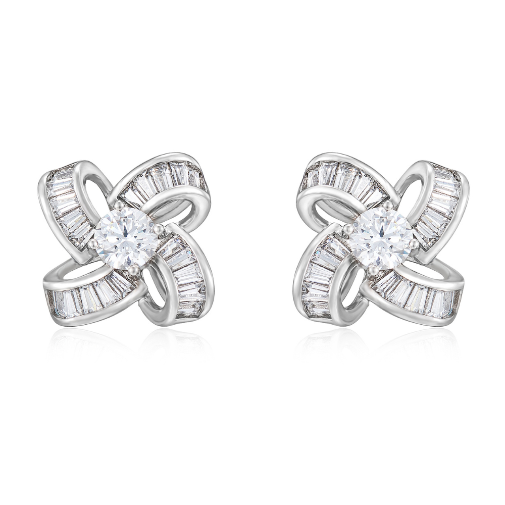 Mina Flower Stud Earrings