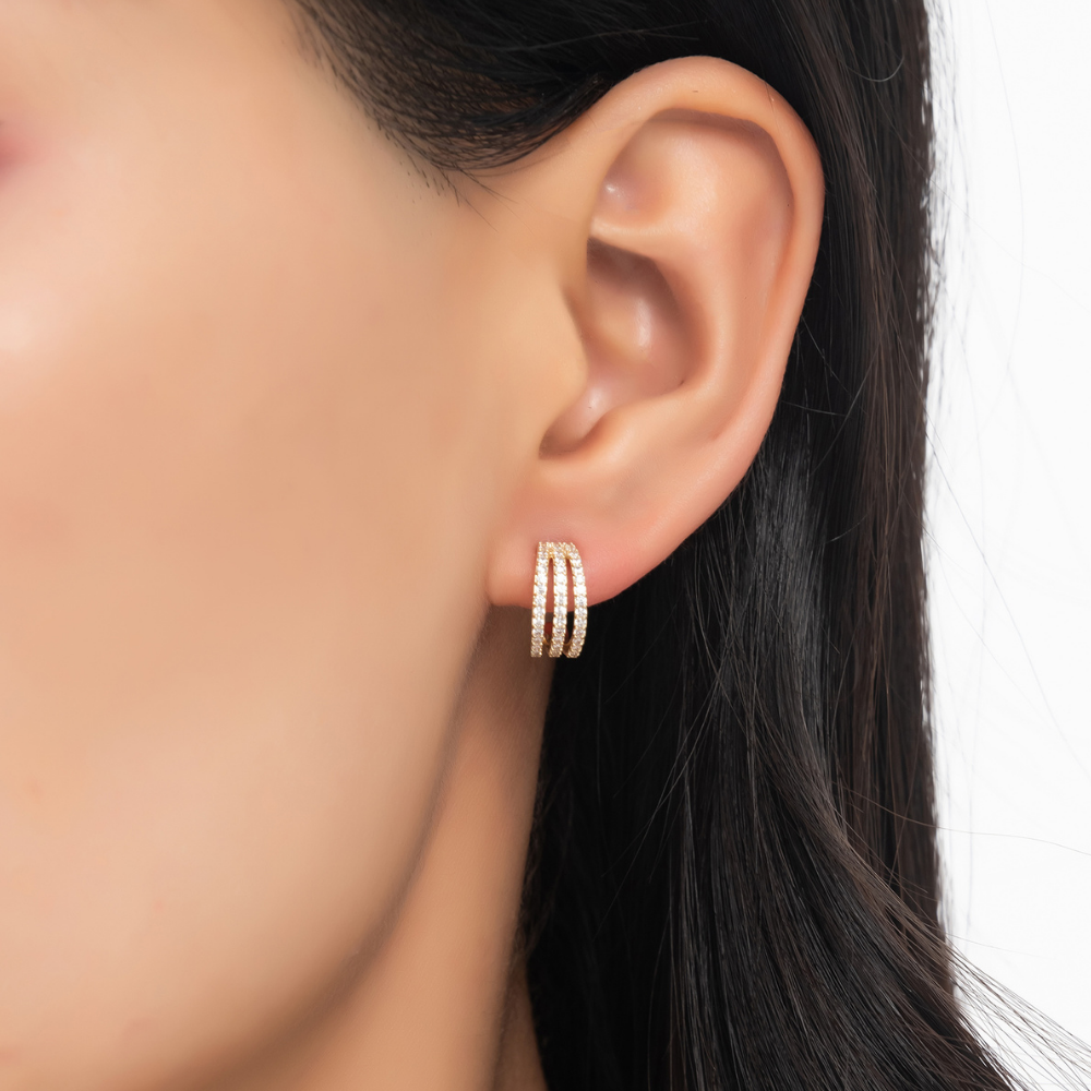 Imaya Half Hoop Earrings