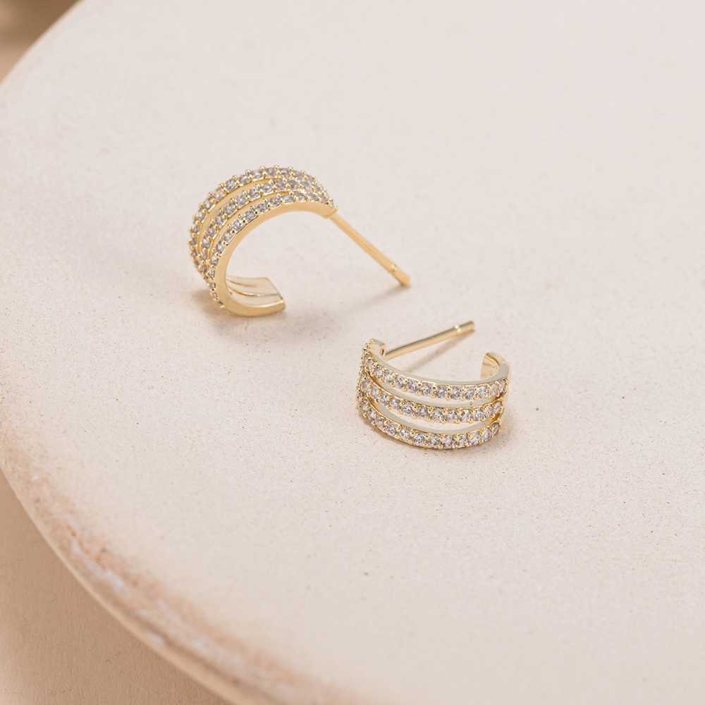 Imaya Half Hoop Earrings