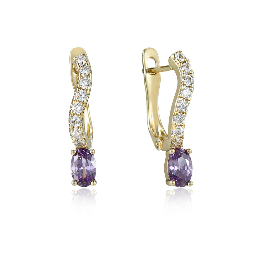 Bridget Wave Hoop Earrings