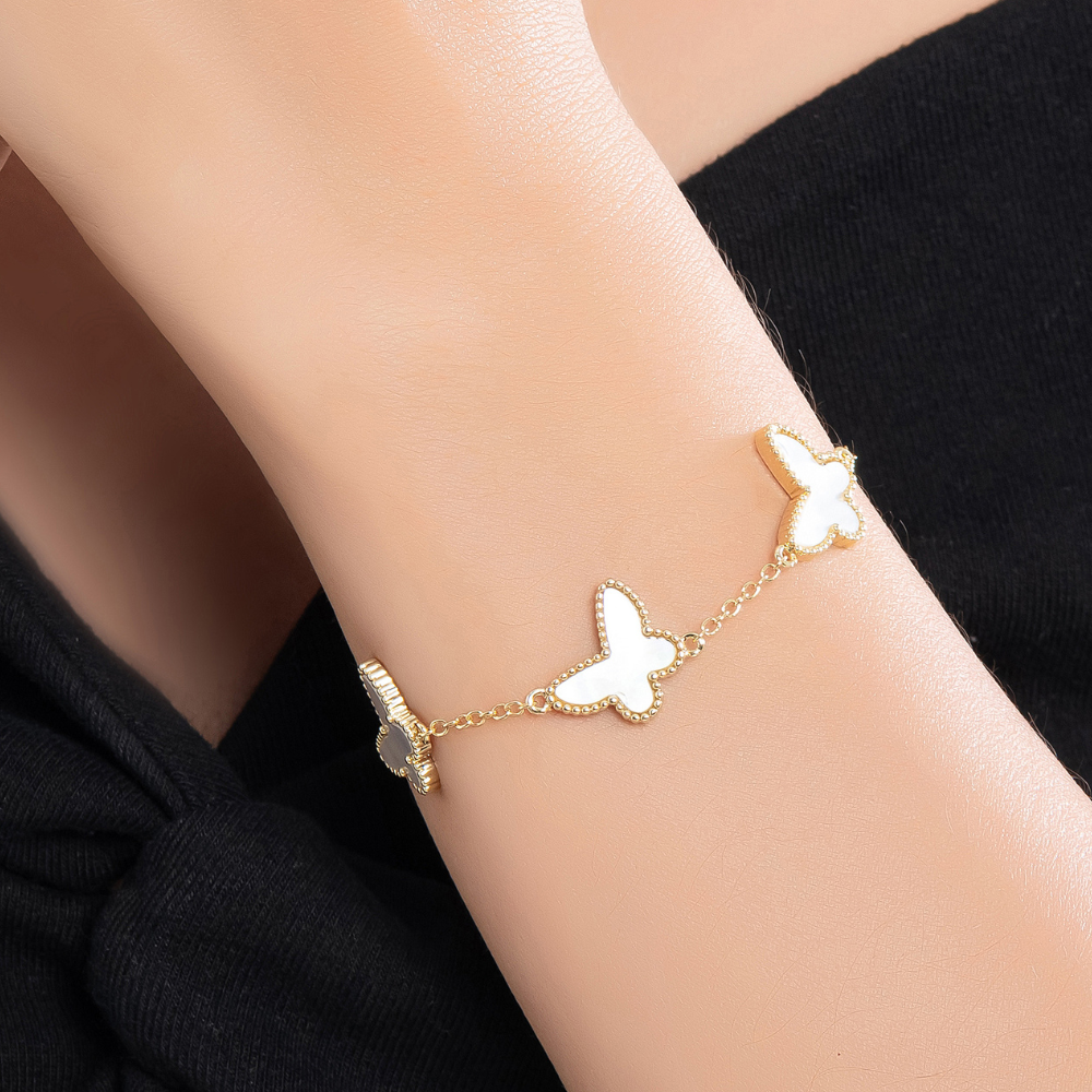 Kylie Butterfly Mother of Pearl Bracelet