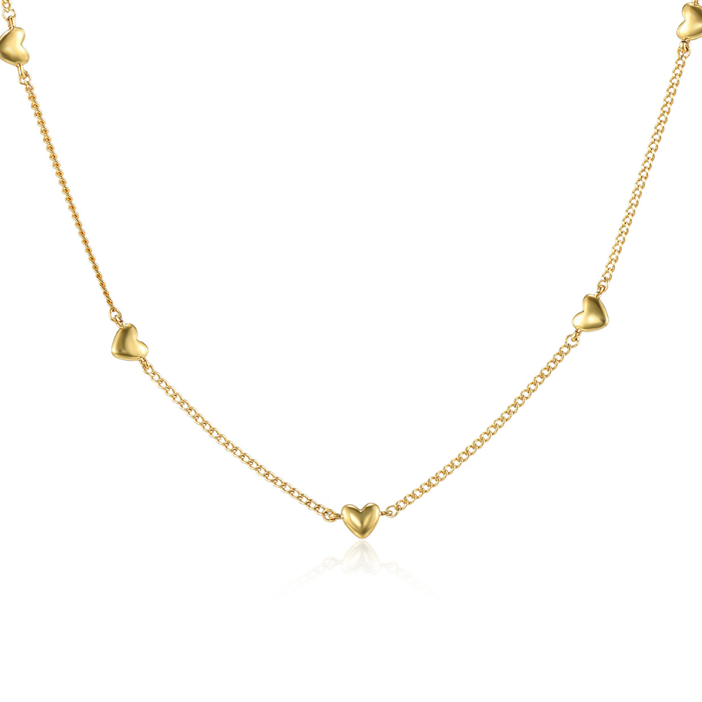 Andrea Heart Chain Necklace