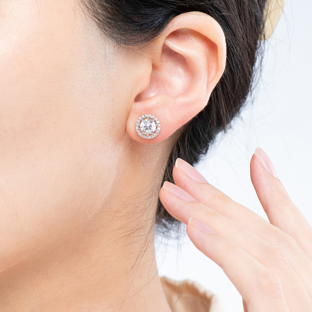 Addison Halo Earrings