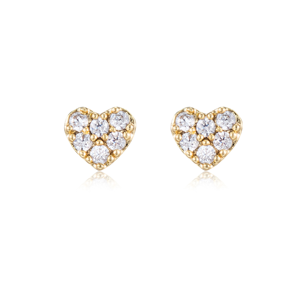 Millie Heart Stud Earrings