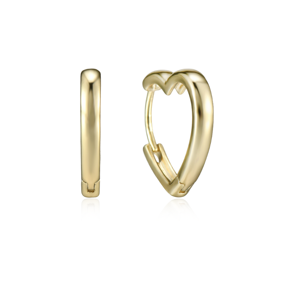 Liv Heart Hoop Earrings