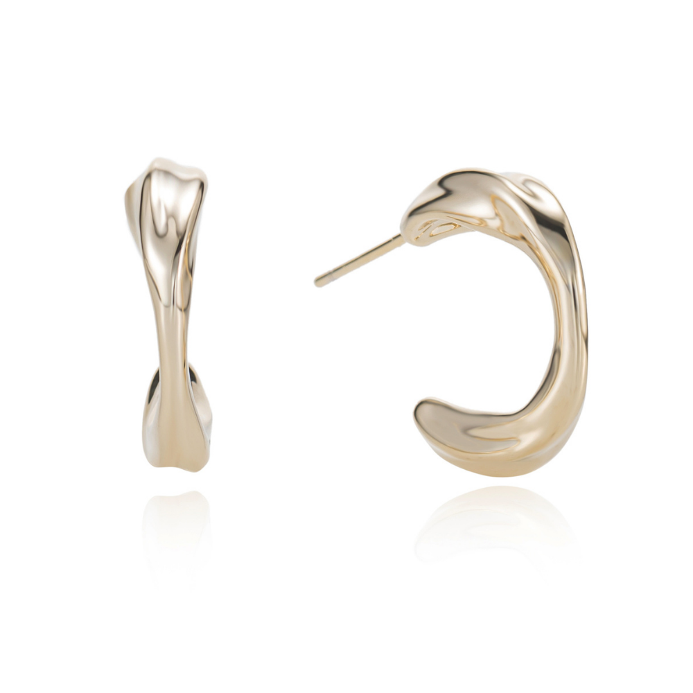 Reva Half Hoop Earrings