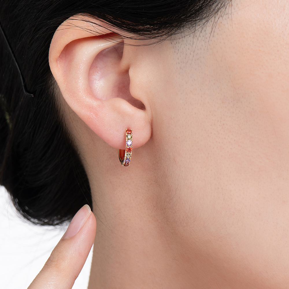 Claire Huggie Hoop Earrings