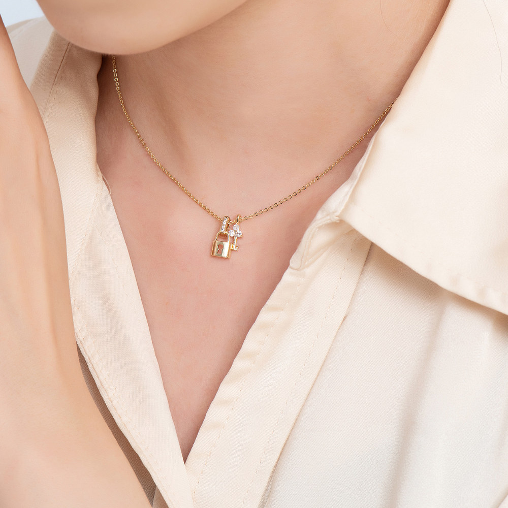 Lock & Key Necklace