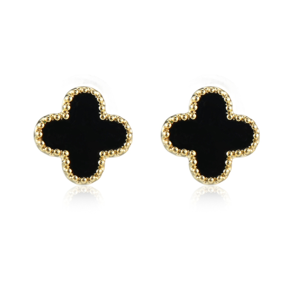 Micro Clover Stud Earrings