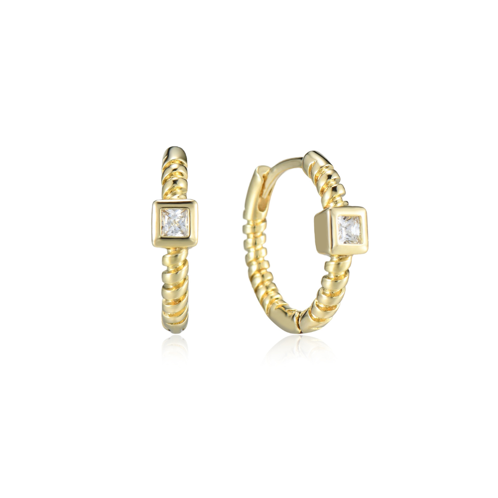 Alia Dainty Petite Hoop Earrings