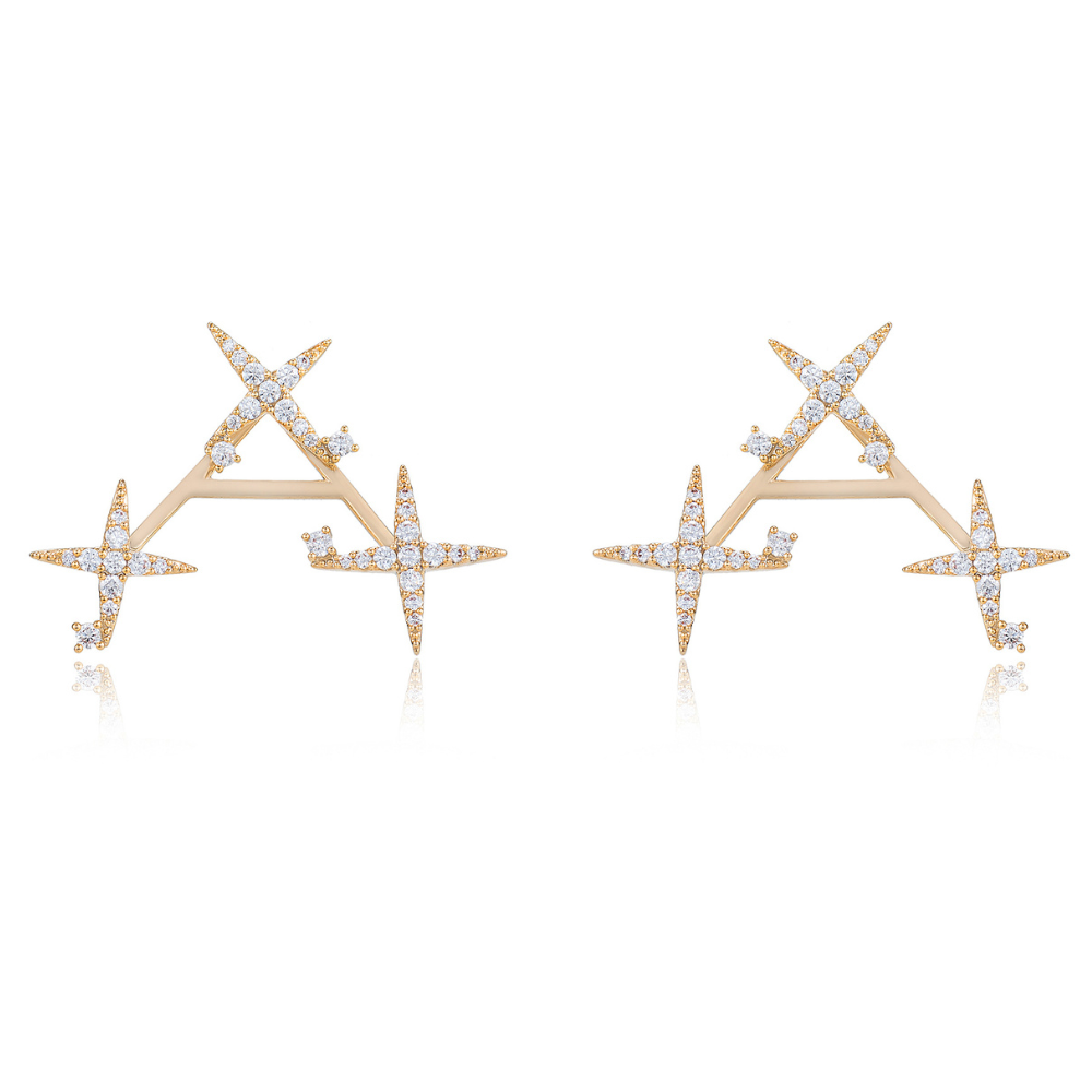 Nuri Star Drop Earrings