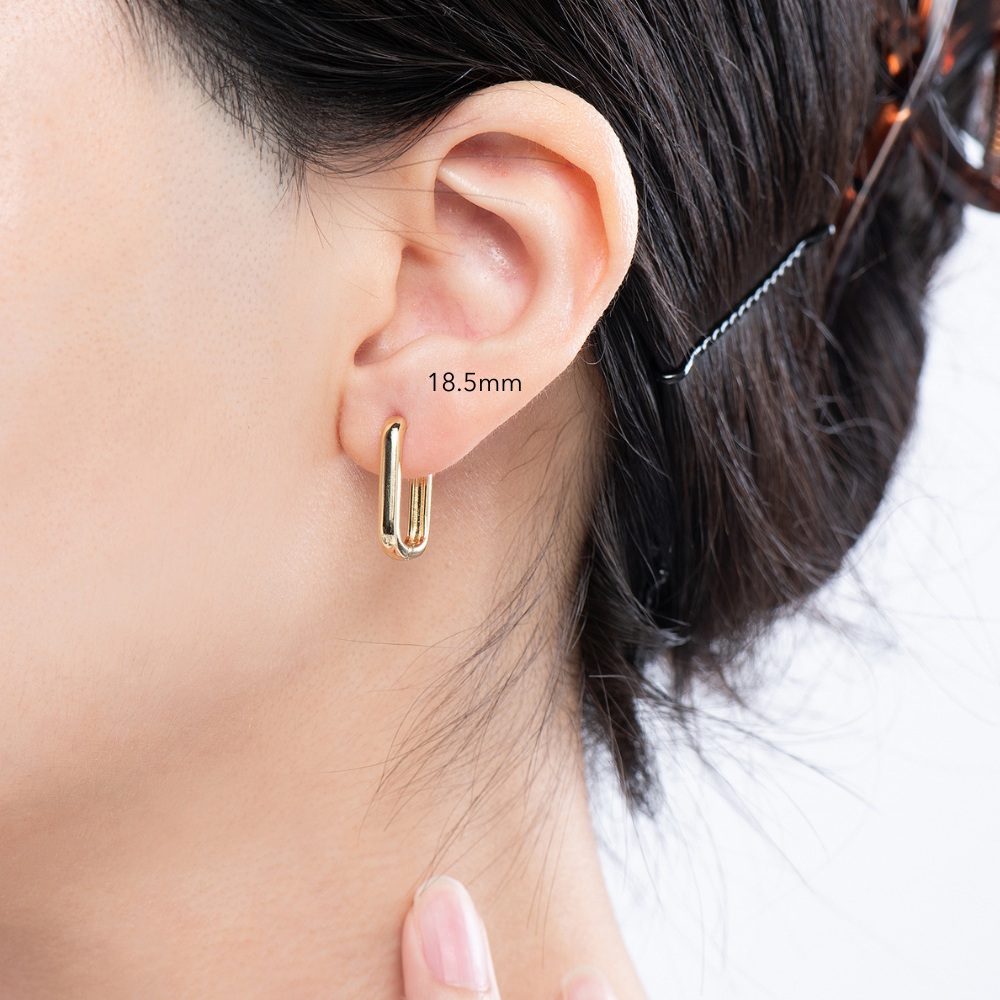 Mandy Huggie Hoop Earrings