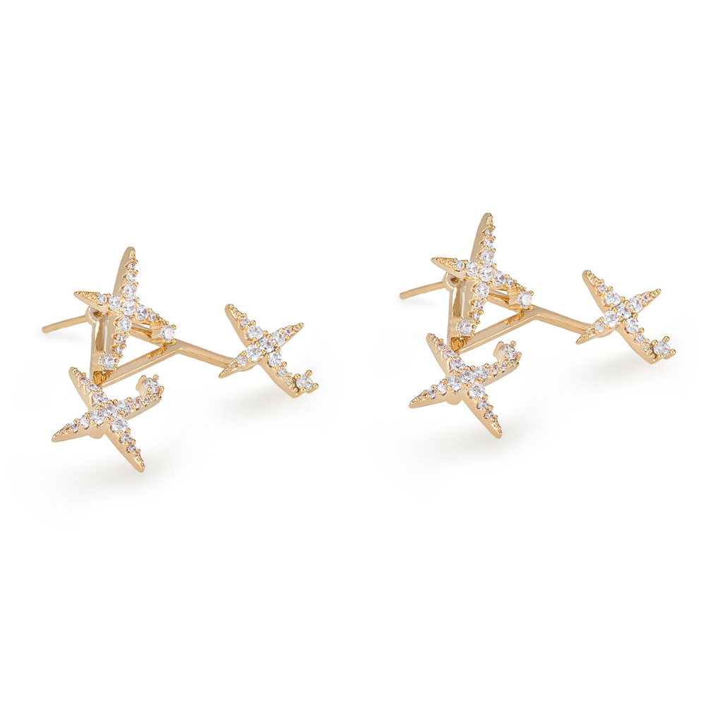 Nuri Star Drop Earrings