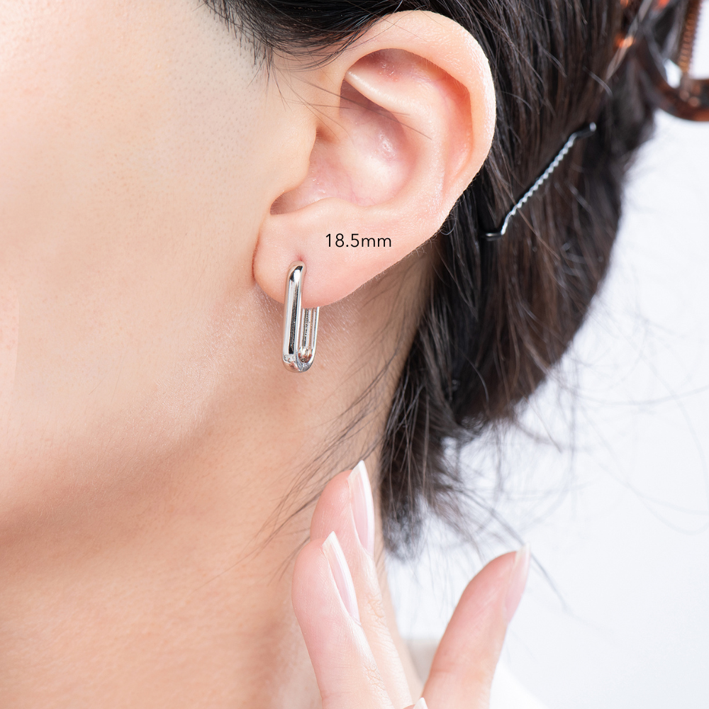 Mandy Huggie Hoop Earrings