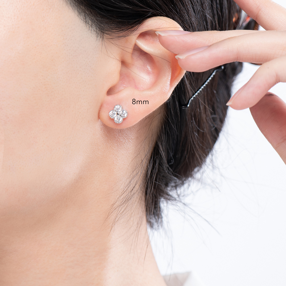 Maxine Clover Stud Earrings
