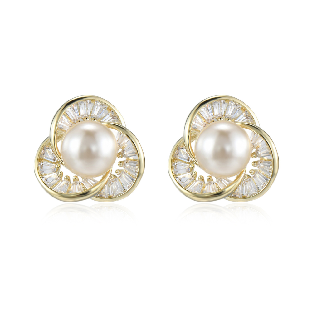 Sabina Pearl Stud Earrings