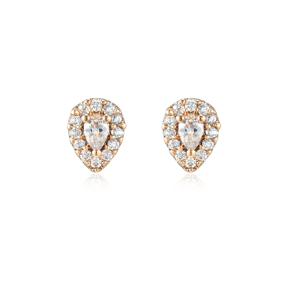 Hallie Teardrop Stud Earrings