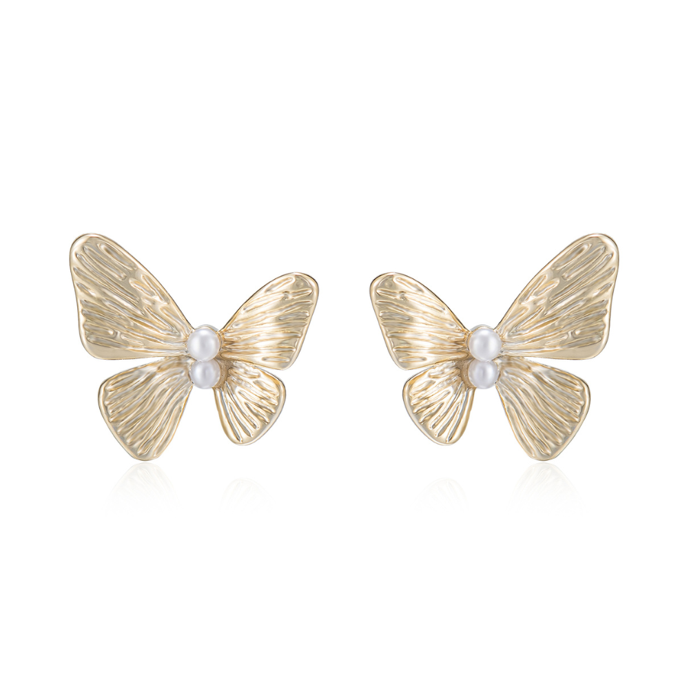 Deanna Butterfly Stud Earrings