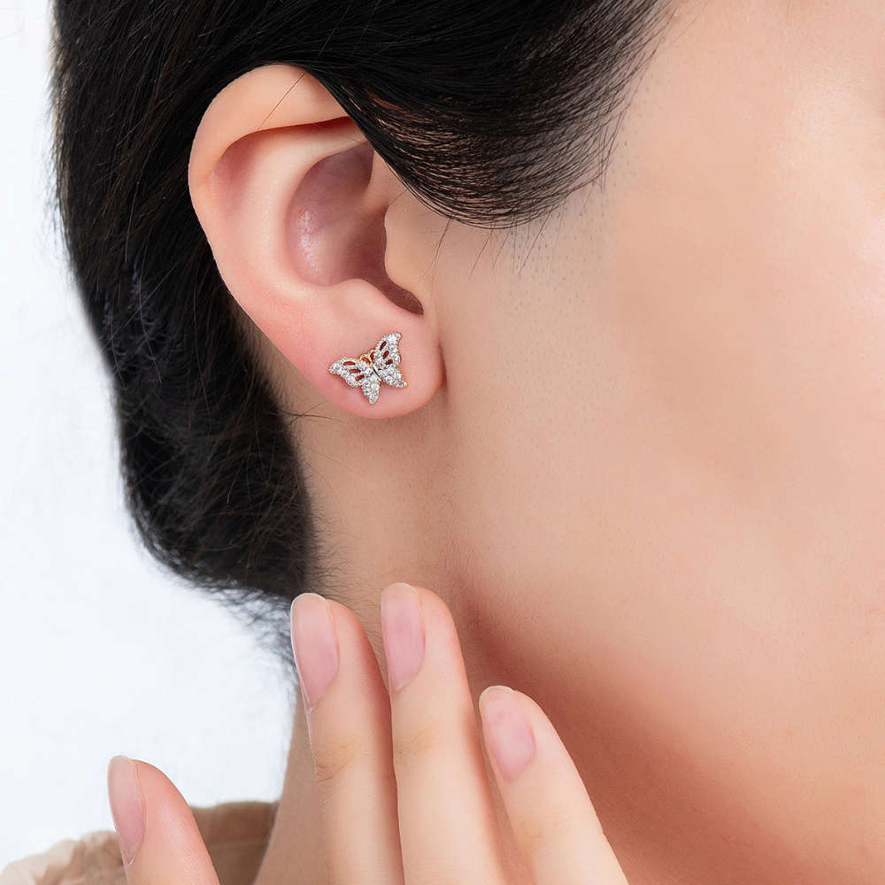 Alice Butterfly Stud Earrings