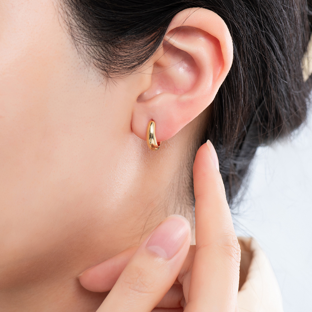 Mandy Huggie Hoop Earrings