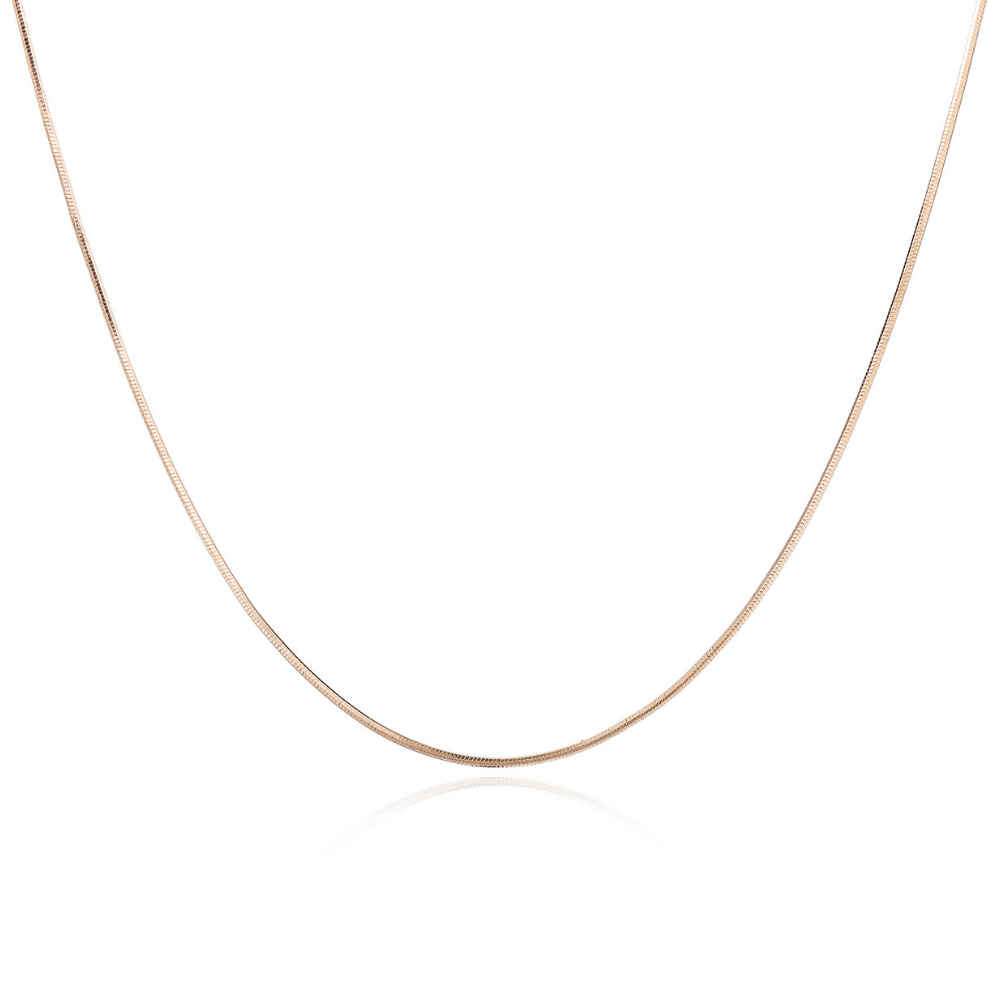 Round Snake Chain Necklace