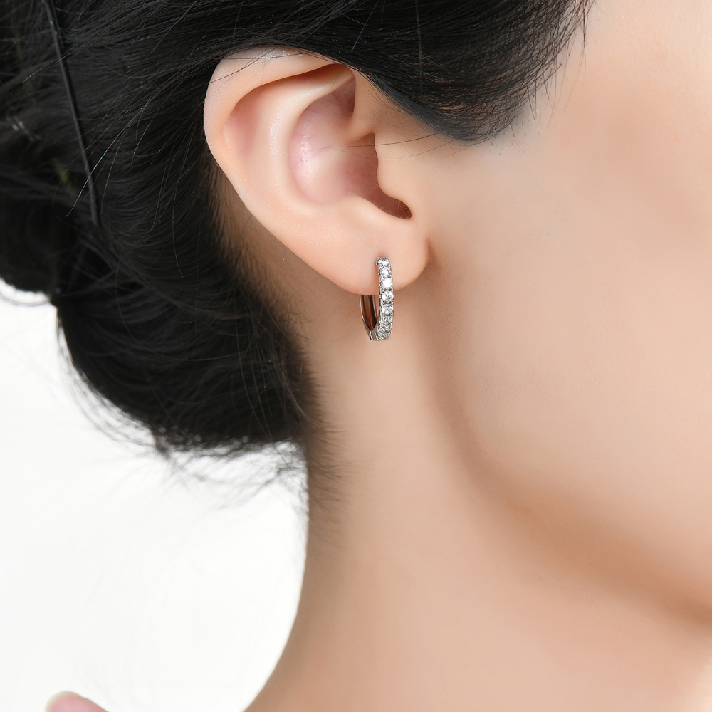 Claire Huggie Hoop Earrings