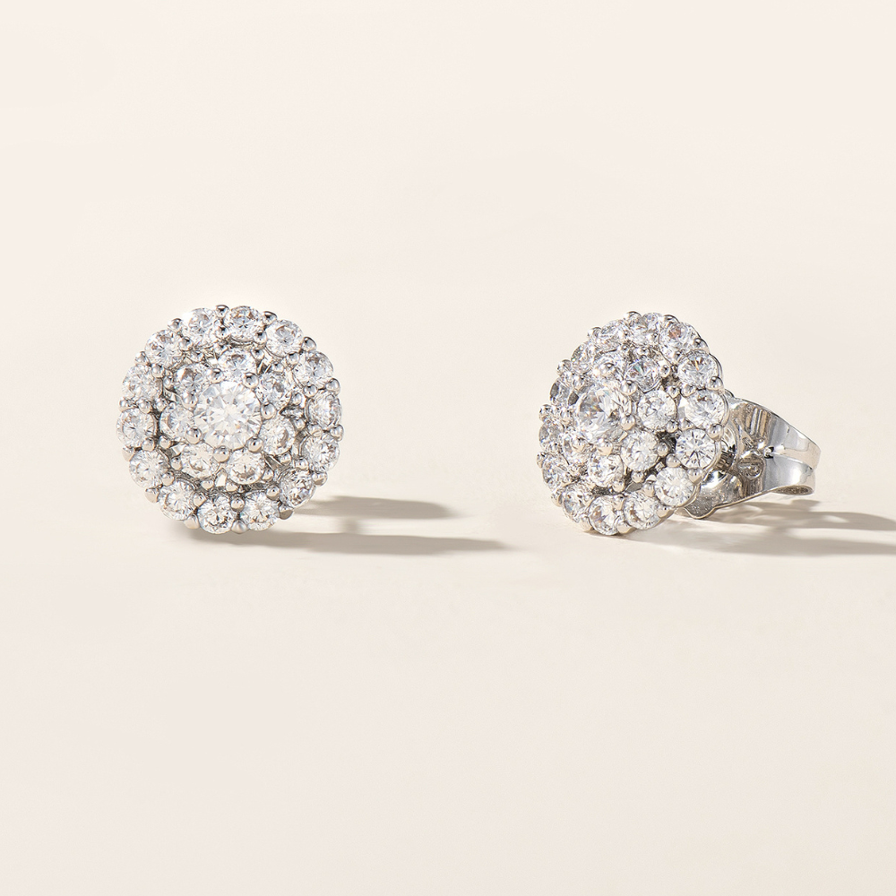 Charmaine Cluster Stud Earrings