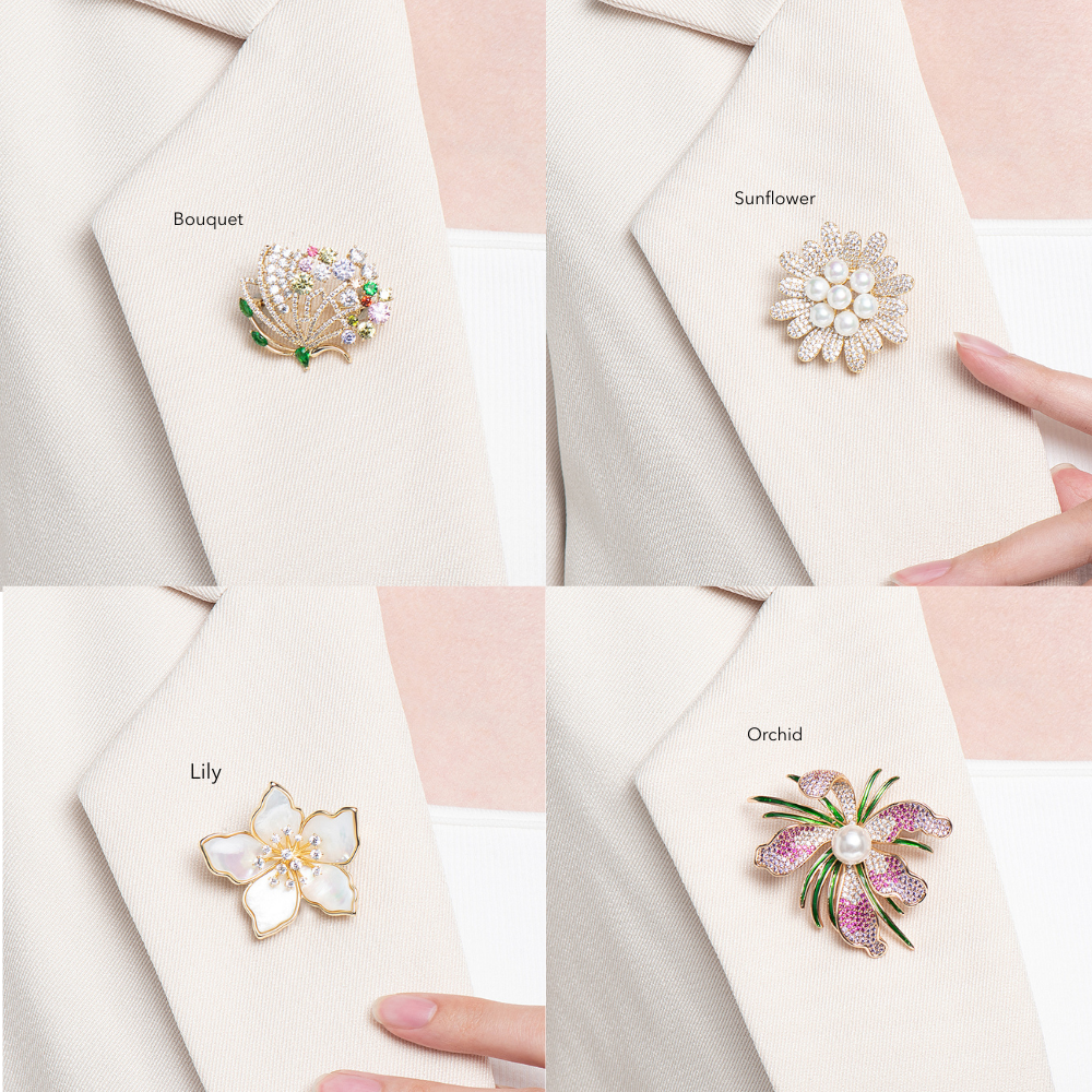 Thea Flower Brooch