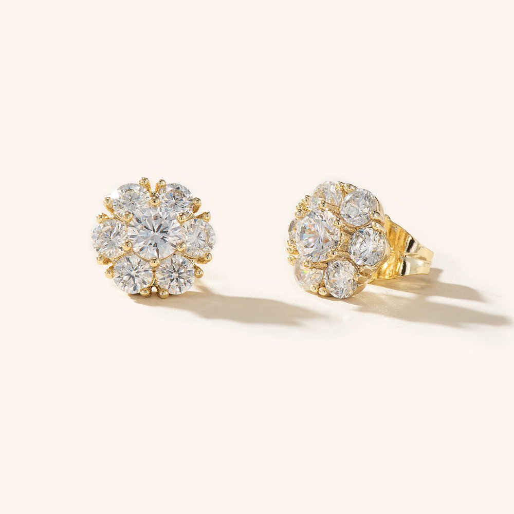 Lisa Flower Stud Earrings