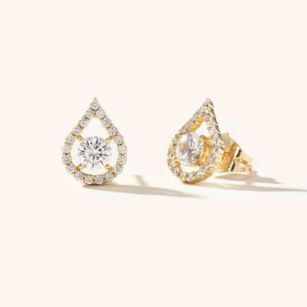 Alice Teardrop Stud Earrings