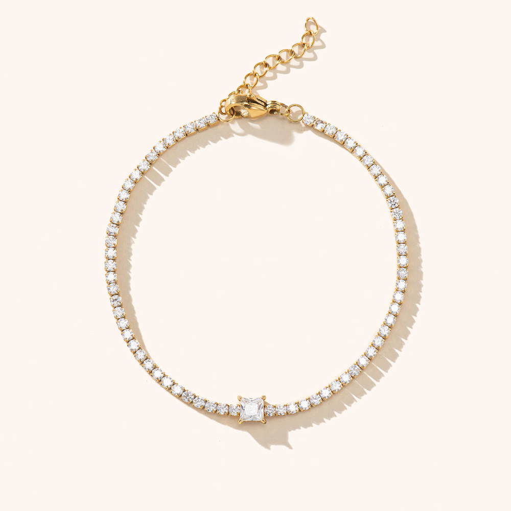 Stainless Steel Andi Tennis Bracelet