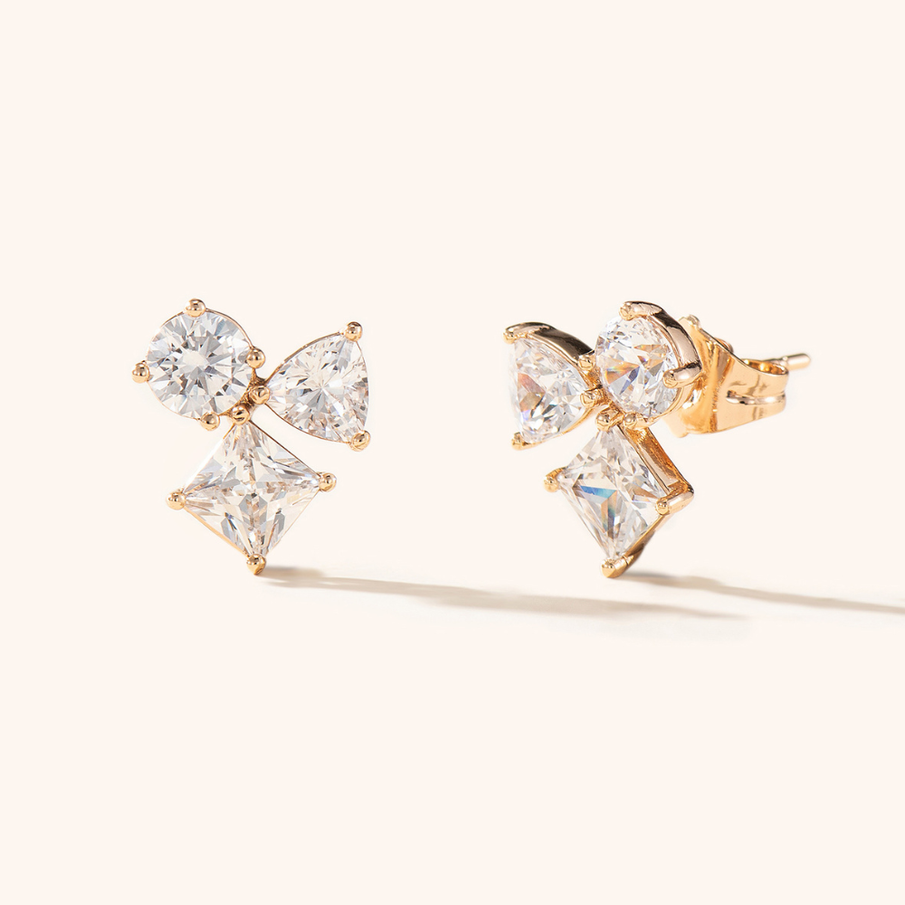 Arya Toi et Moi Cluster Earrings
