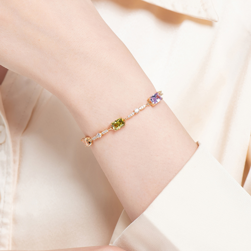 Penny Emerald Cut Radiant Bracelet